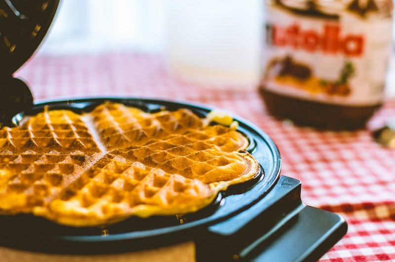 Heart Shaped Belgian Waffle