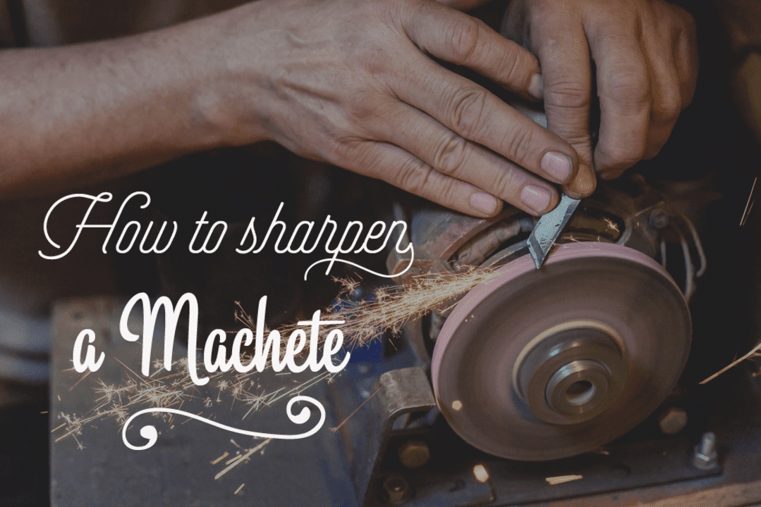 how to sharpen a machete