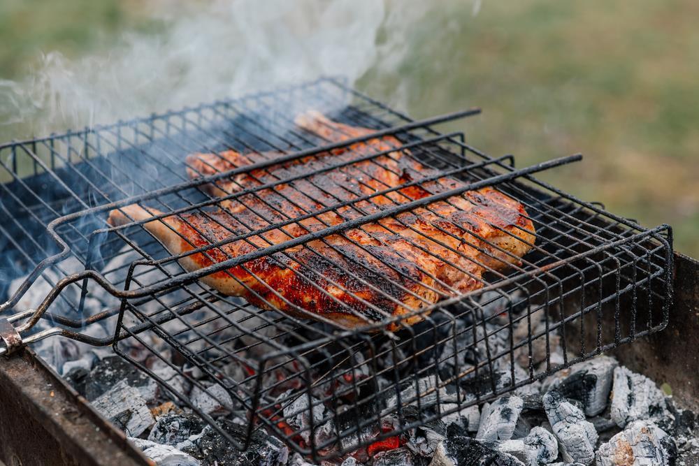 Grilled Chicken on charcoal